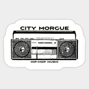 City Morgue Sticker